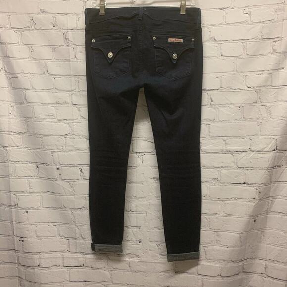 Hudson - Cuffed Jeans with Gold Polka Dots - Picture 2 of 8